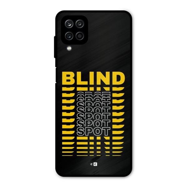 Blind Spot Metal Back Case for Galaxy A12