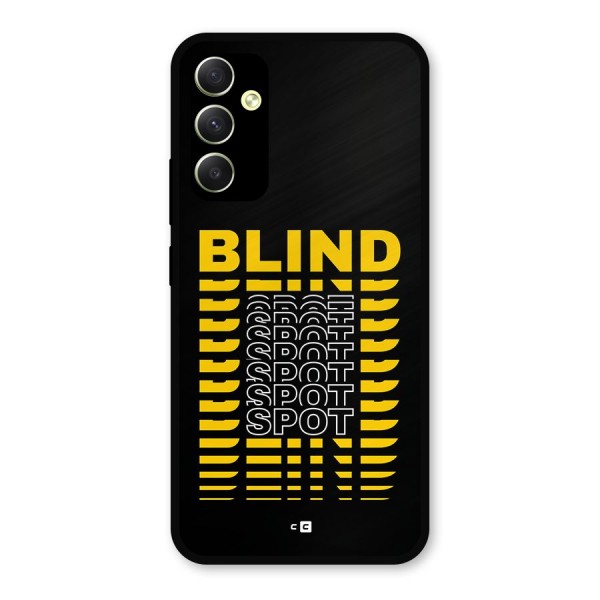 Blind Spot Metal Back Case for Galaxy A34