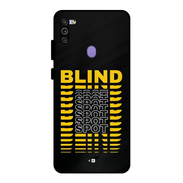 Blind Spot Metal Back Case for Galaxy M11