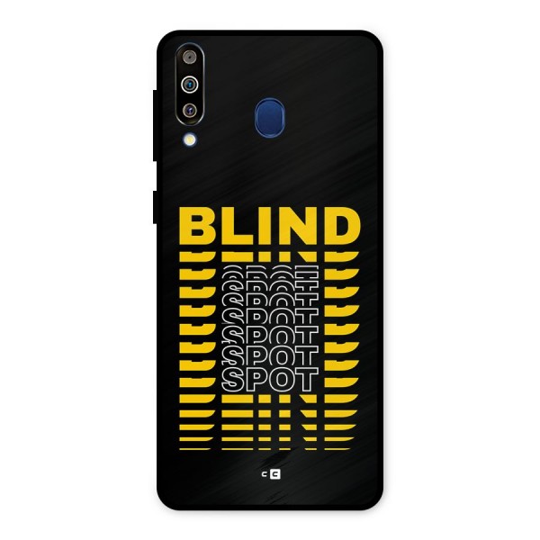 Blind Spot Metal Back Case for Galaxy M30