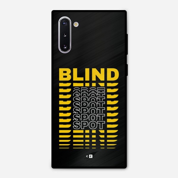 Blind Spot Metal Back Case for Galaxy Note 10