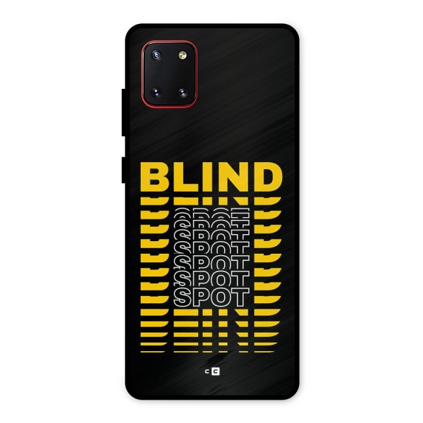 Blind Spot Metal Back Case for Galaxy Note 10 Lite