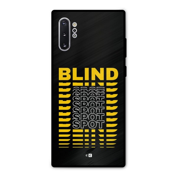 Blind Spot Metal Back Case for Galaxy Note 10 Plus