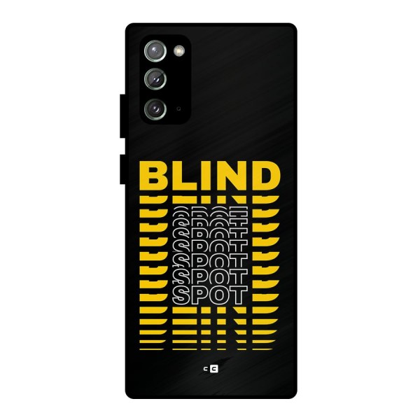 Blind Spot Metal Back Case for Galaxy Note 20