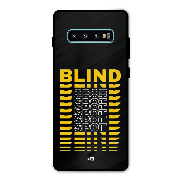 Blind Spot Metal Back Case for Galaxy S10 Plus