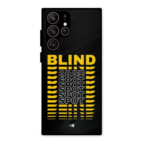 Blind Spot Metal Back Case for Galaxy S22 Ultra 5G