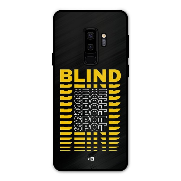 Blind Spot Metal Back Case for Galaxy S9 Plus