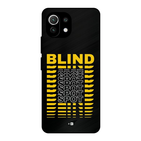 Blind Spot Metal Back Case for Mi 11 Lite