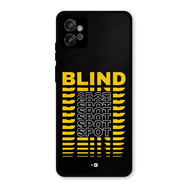 Blind Spot Metal Back Case for Moto G32