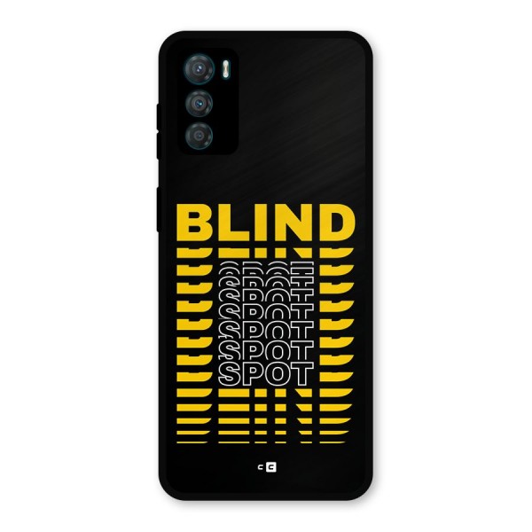 Blind Spot Metal Back Case for Moto G42