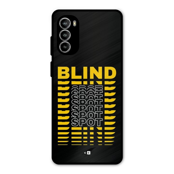 Blind Spot Metal Back Case for Moto G52