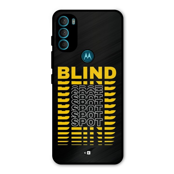 Blind Spot Metal Back Case for Moto G71 5G