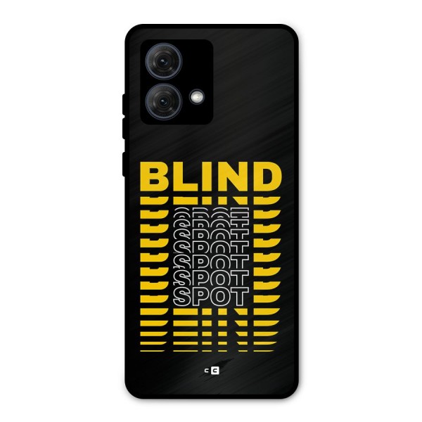 Blind Spot Metal Back Case for Moto G84