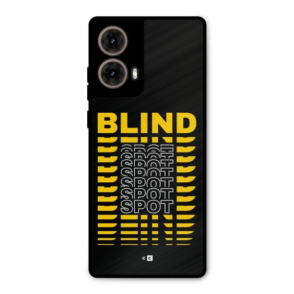 Blind Spot Metal Back Case for Moto G85