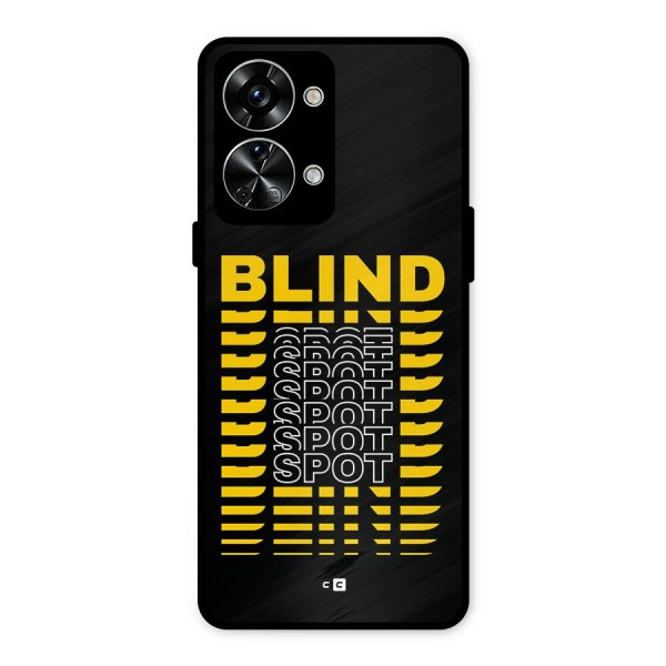 Blind Spot Metal Back Case for OnePlus Nord 2T