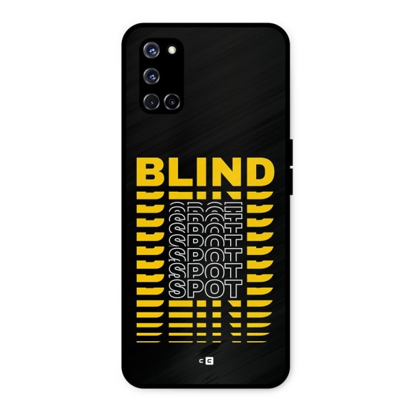 Blind Spot Metal Back Case for Oppo A52