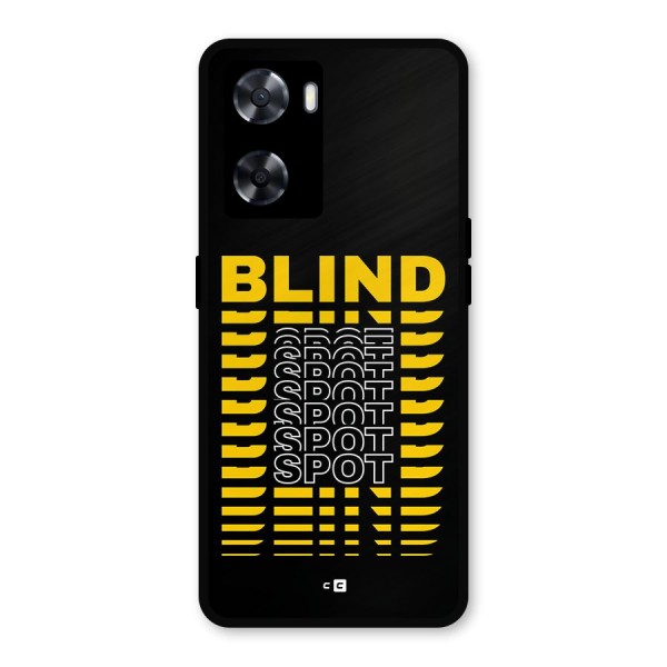 Blind Spot Metal Back Case for Oppo A77