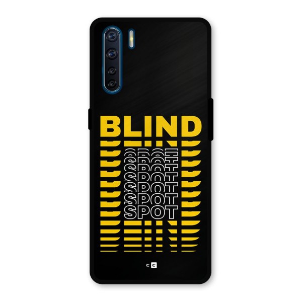 Blind Spot Metal Back Case for Oppo F15