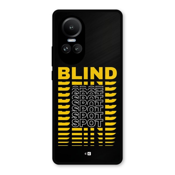 Blind Spot Metal Back Case for Oppo Reno10 Pro