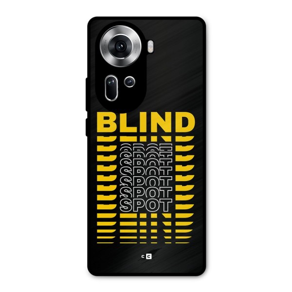 Blind Spot Metal Back Case for Oppo Reno11 5G