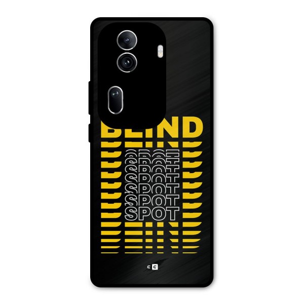 Blind Spot Metal Back Case for Oppo Reno11 Pro 5G