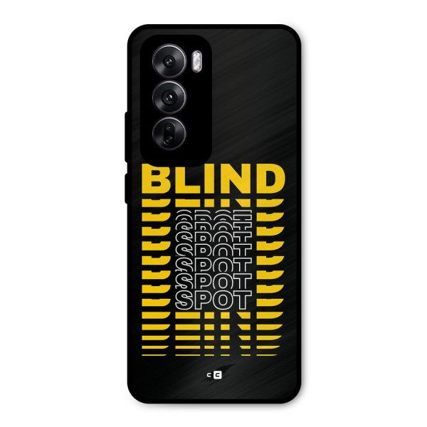 Blind Spot Metal Back Case for Oppo Reno12