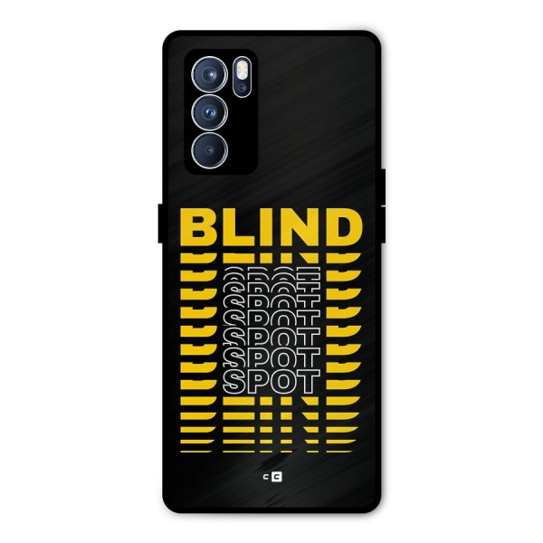 Blind Spot Metal Back Case for Oppo Reno6 Pro 5G