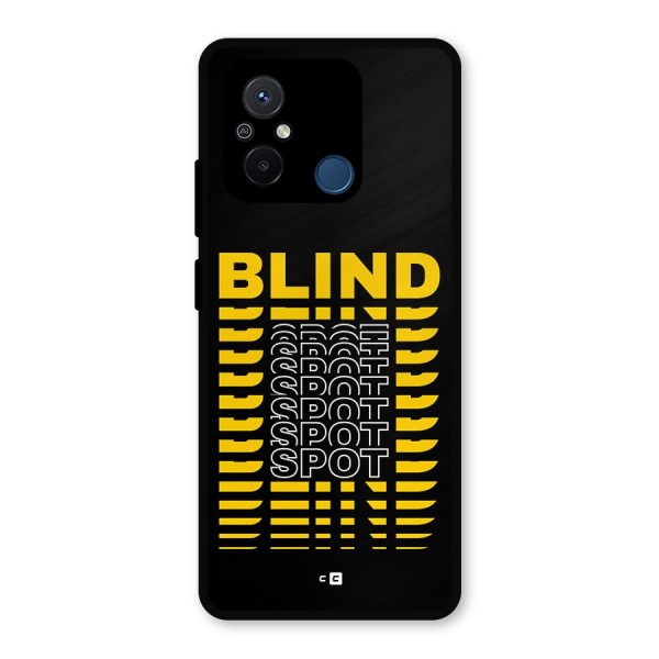 Blind Spot Metal Back Case for Poco C55