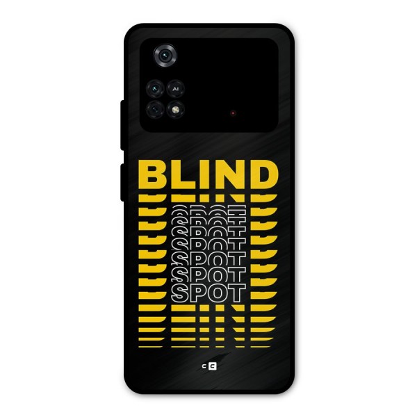 Blind Spot Metal Back Case for Poco M4 Pro 4G