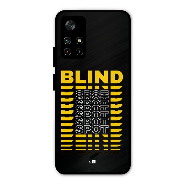 Blind Spot Metal Back Case for Poco M4 Pro 5G