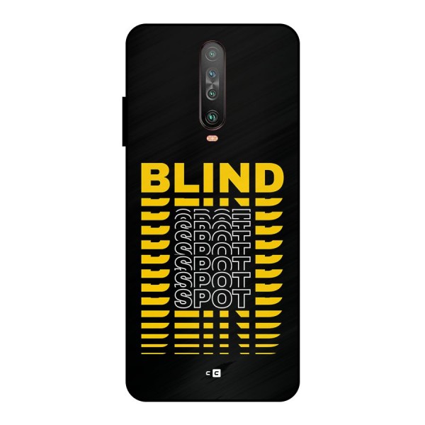 Blind Spot Metal Back Case for Poco X2