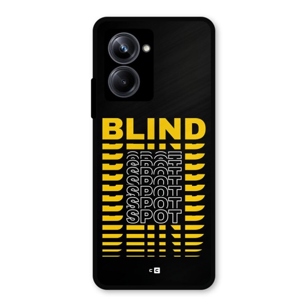 Blind Spot Metal Back Case for Realme 10 Pro