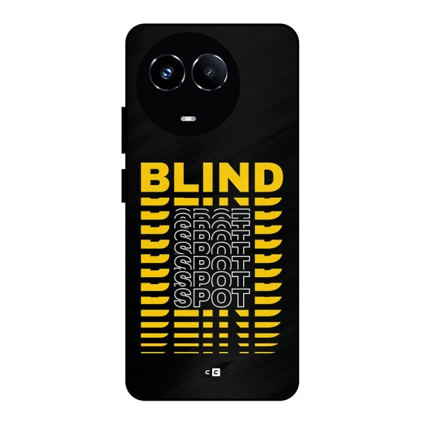 Blind Spot Metal Back Case for Realme 11X