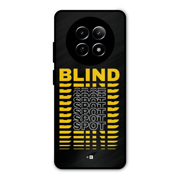 Blind Spot Metal Back Case for Realme 12 5G