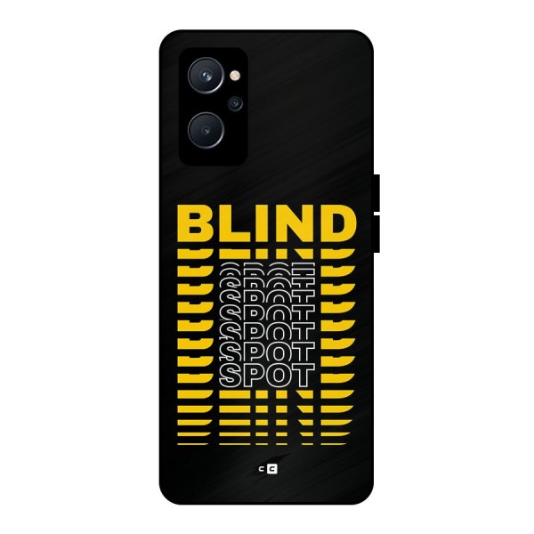 Blind Spot Metal Back Case for Realme 9i 5G