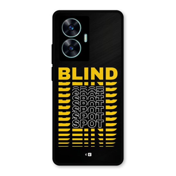 Blind Spot Metal Back Case for Realme C55