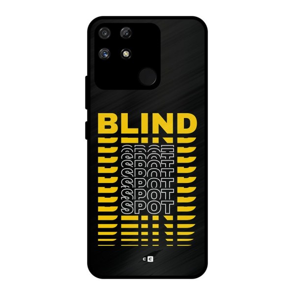 Blind Spot Metal Back Case for Realme Narzo 50A