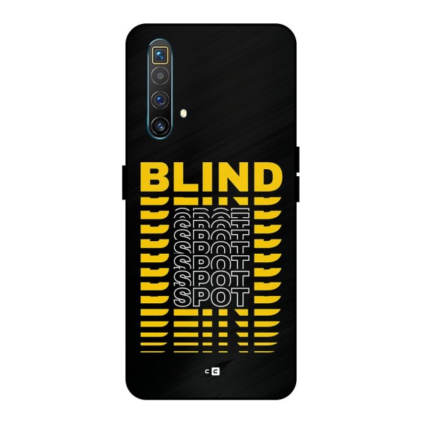 Blind Spot Metal Back Case for Realme X3