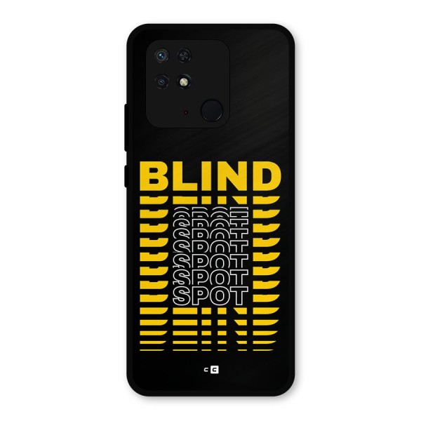 Blind Spot Metal Back Case for Redmi 10