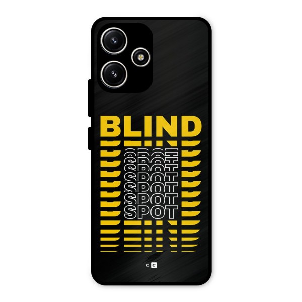 Blind Spot Metal Back Case for Redmi 12 5G