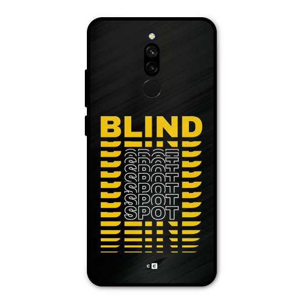 Blind Spot Metal Back Case for Redmi 8