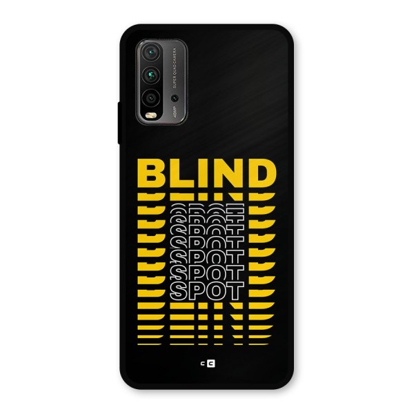 Blind Spot Metal Back Case for Redmi 9 Power