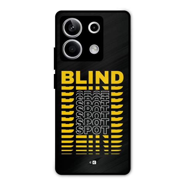 Blind Spot Metal Back Case for Redmi Note 13 5G