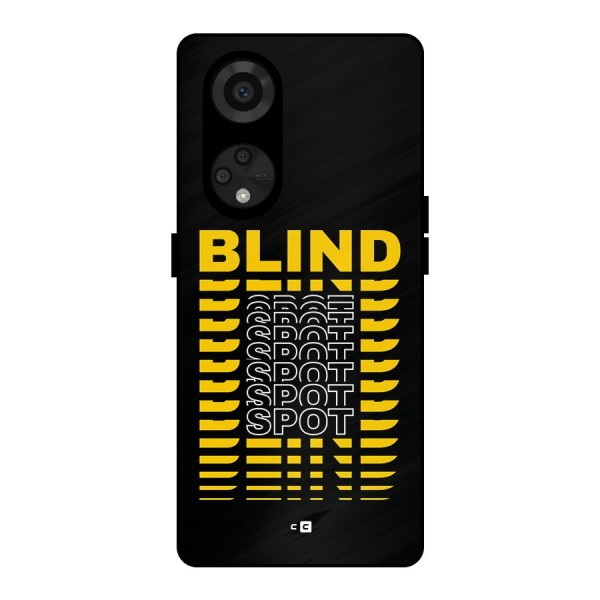 Blind Spot Metal Back Case for Reno8 T 5G