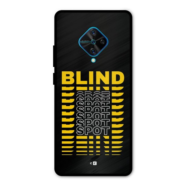 Blind Spot Metal Back Case for Vivo S1 Pro