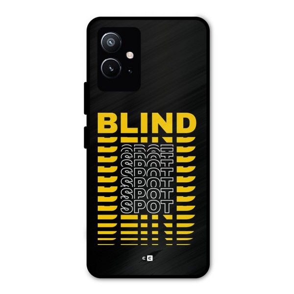 Blind Spot Metal Back Case for Vivo T1 5G