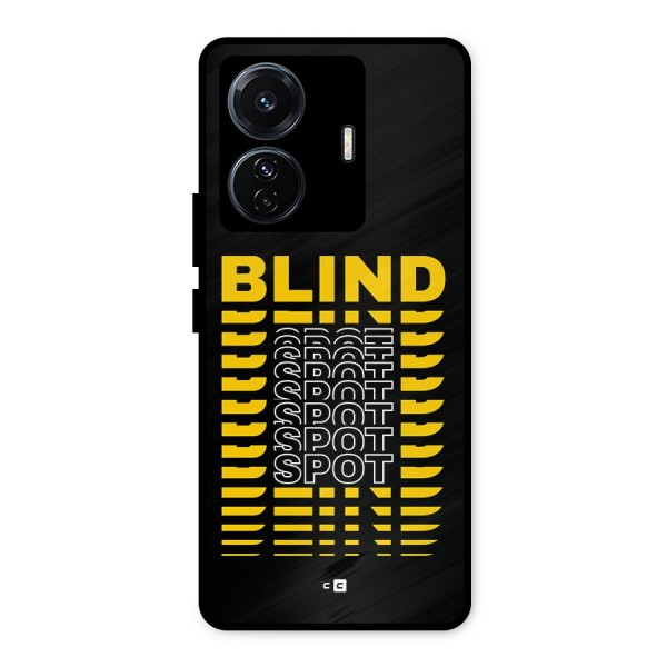 Blind Spot Metal Back Case for Vivo T1 Pro