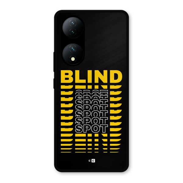 Blind Spot Metal Back Case for Vivo T2