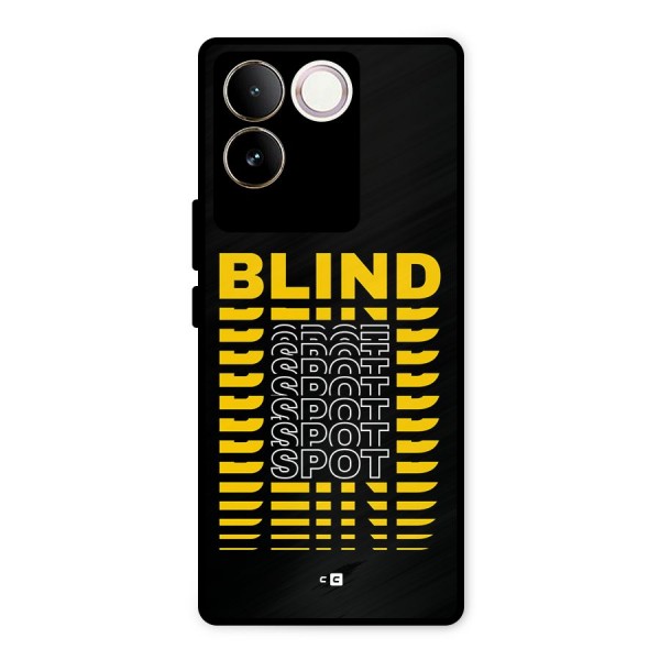 Blind Spot Metal Back Case for Vivo T2 Pro