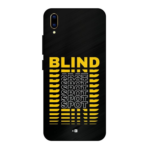 Blind Spot Metal Back Case for Vivo V11 Pro